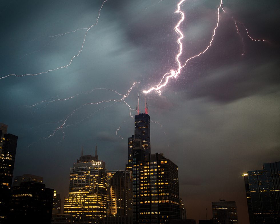 Sears Tower Lightning Strike