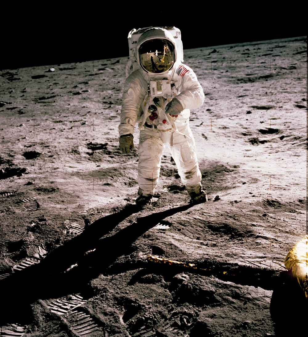 Astronaut Buzz Aldrin on the lunar surface © NASA