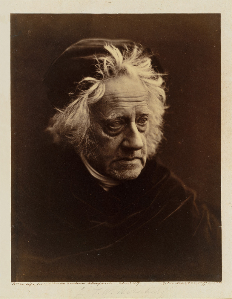 Portrait of Herschel by Julia Cameron