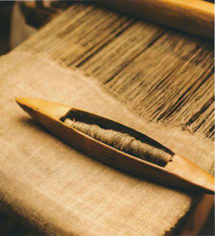 Figure 0a. Belgian Linen weaving
