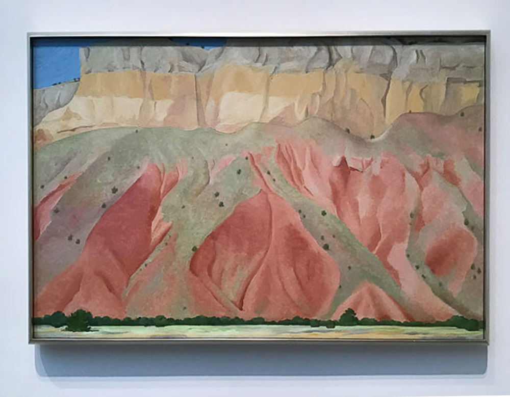 Red and Yellow Cliffs - Georgia O’Keeffe