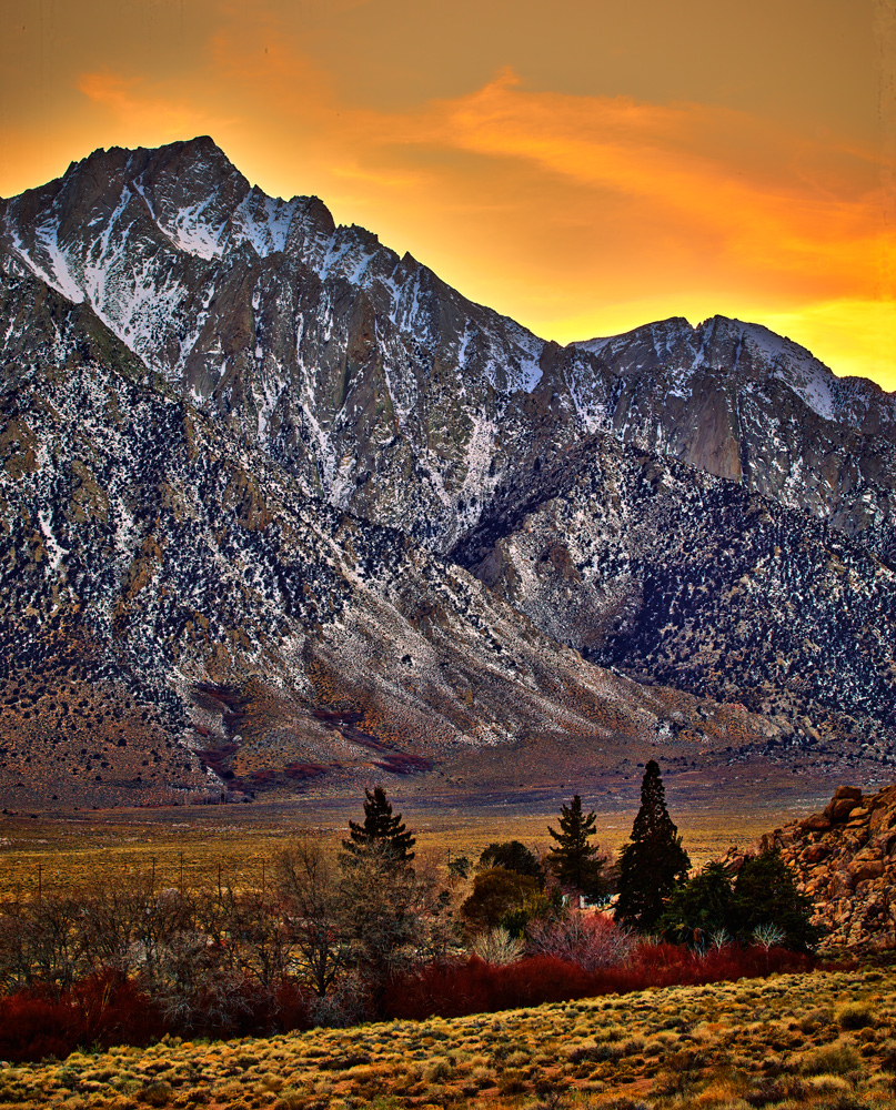 The Alabama Hills, in the Owens Valley