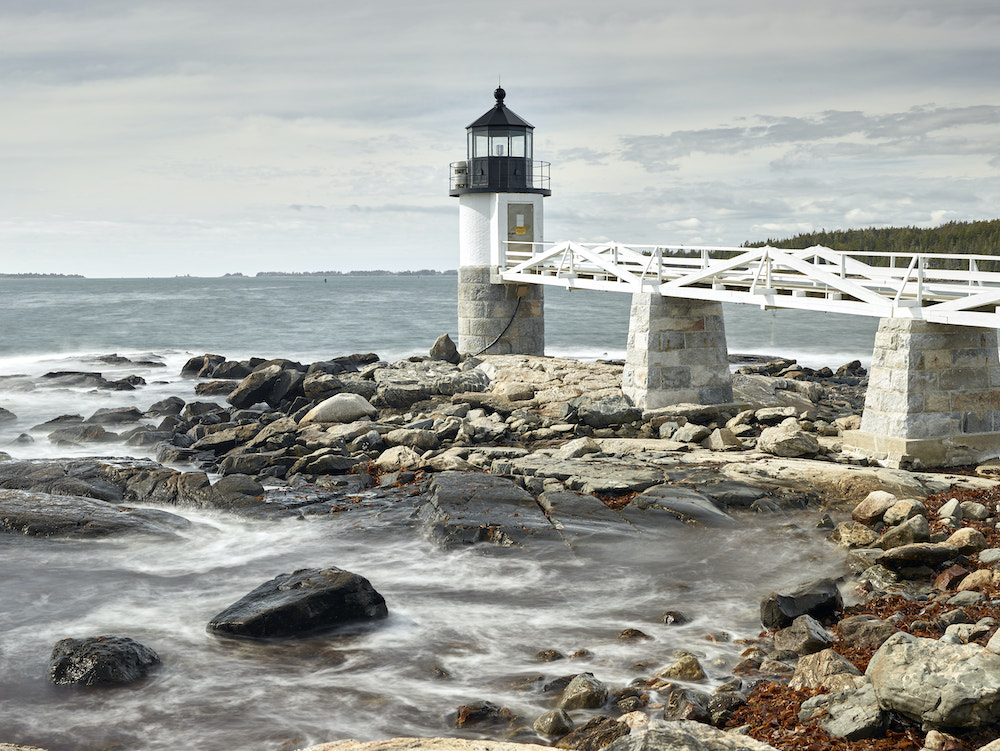 Marshall Point Lighthouse is photogenic at any time of day