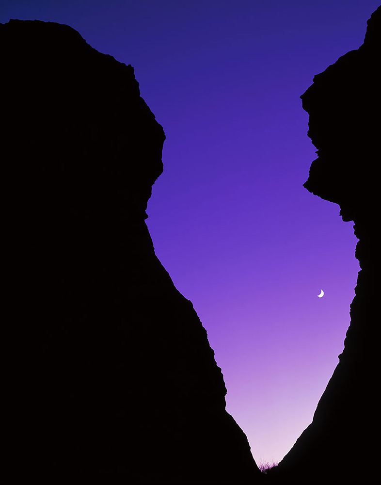 Arrowhead Moonset and Grand Canyon Silhouettes