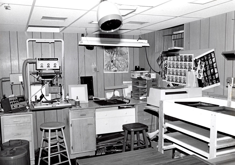 My first color darkroom in 1975