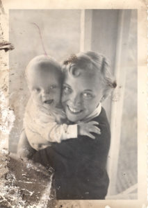 My Mom and Me as a baby. If it wasn't for this print I would not have this. I don't know where the negative is and in todays world 60 years from now could I find this file?