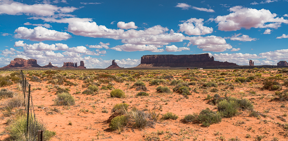 Monument Valley from Rte. 163” in color