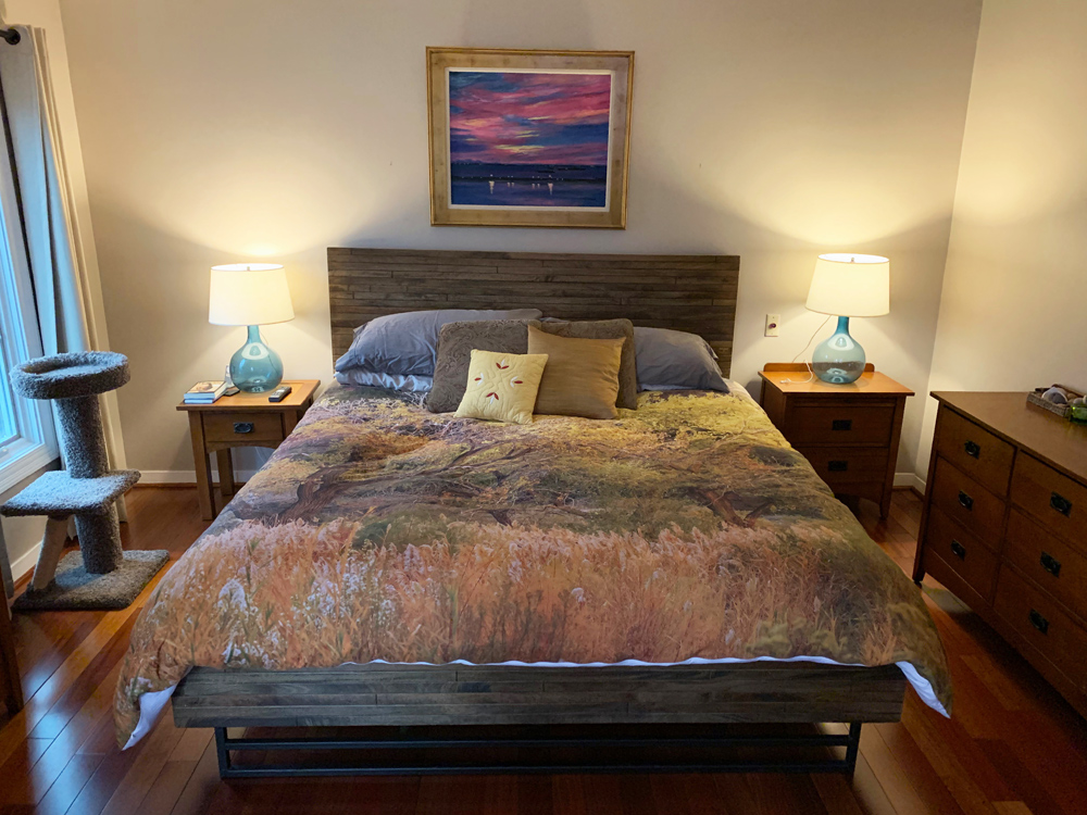 A bedspread from one of my Zion National Park images