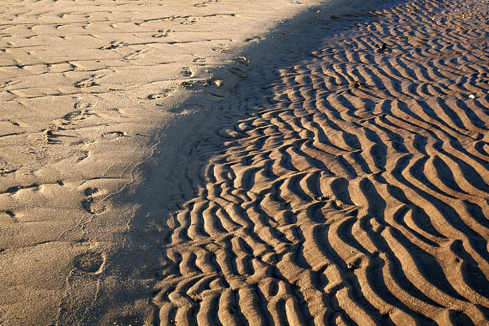 Sand on the tidal flat