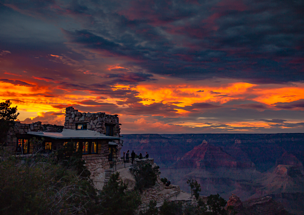 Grand Canyon Sunset from Lookout Studio