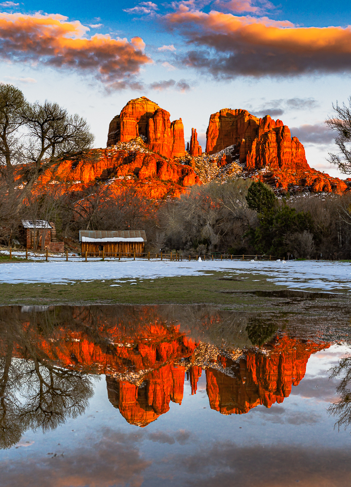 Cathedral Rock from Crescent Moon Ranch