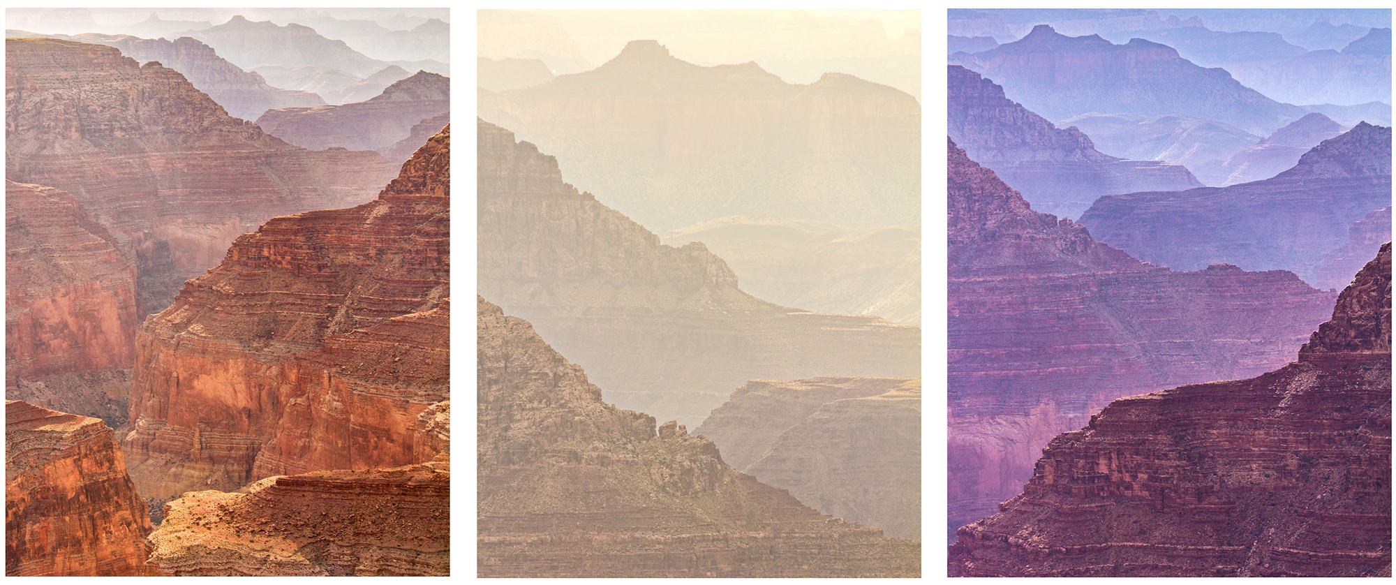 Grand Canyon Triptych
