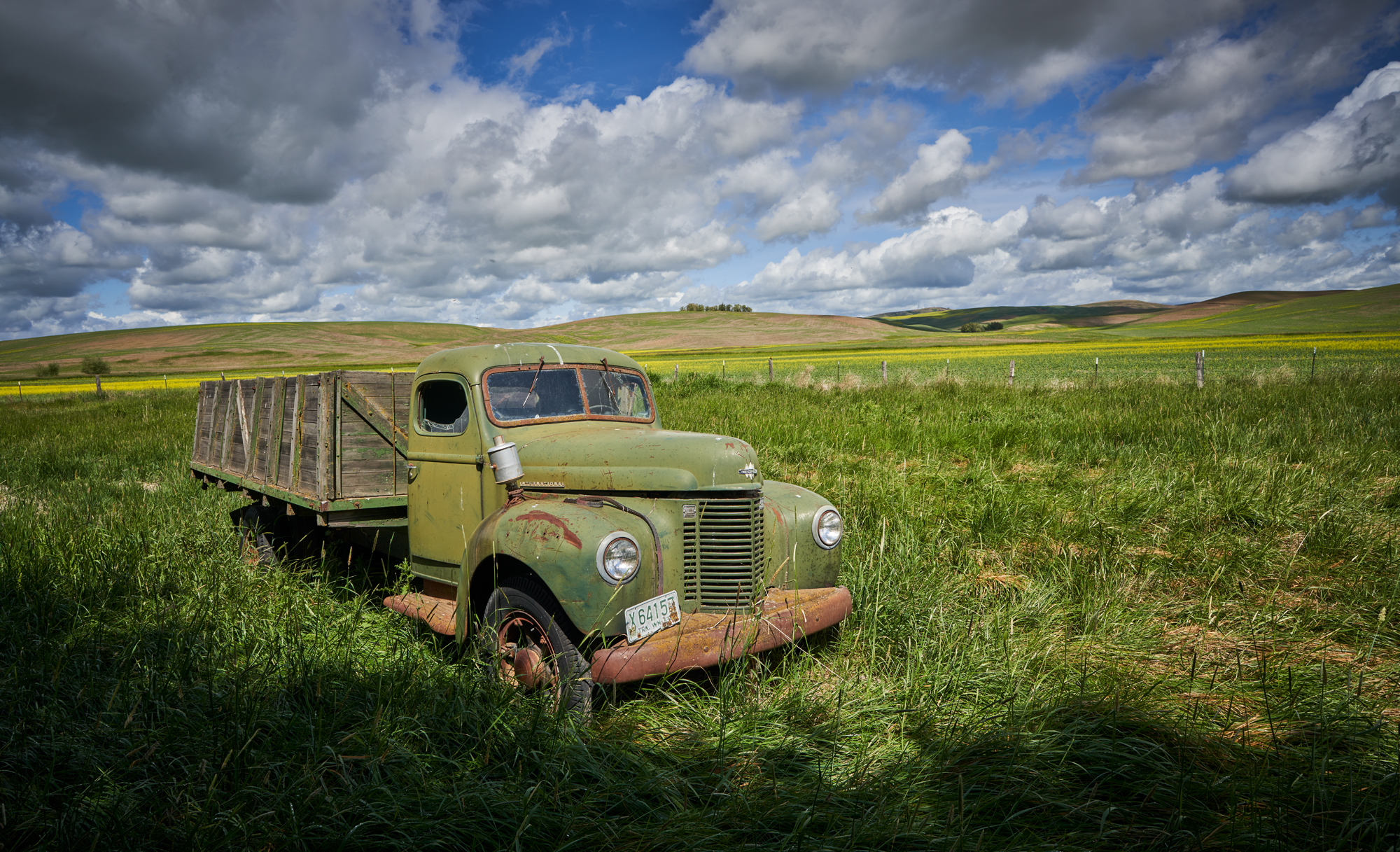 Abandoned trucks and cars are also part of the Palouse. every one of them has a story.
