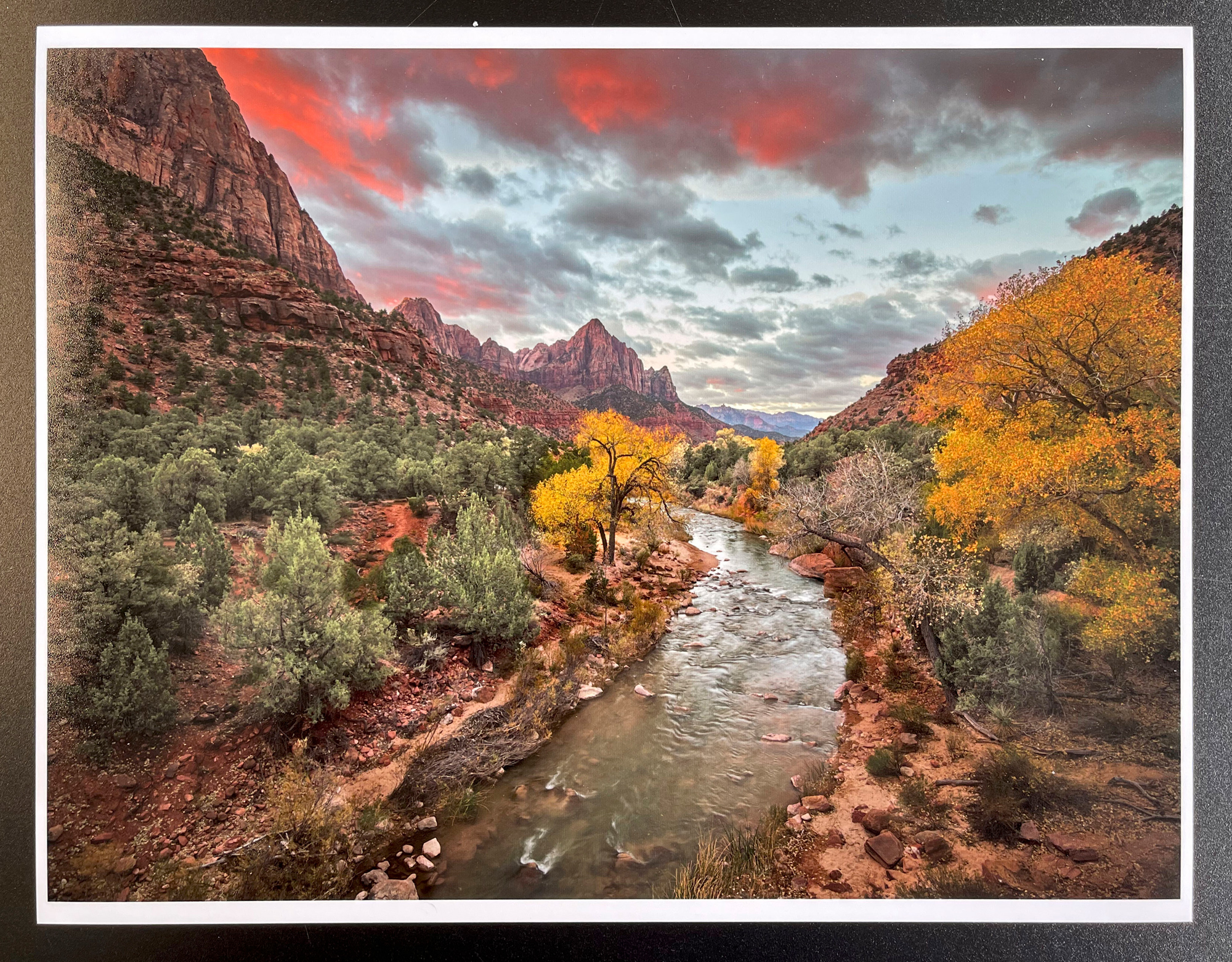 Zion NAtional Park. Letter size print made on the ET-8550