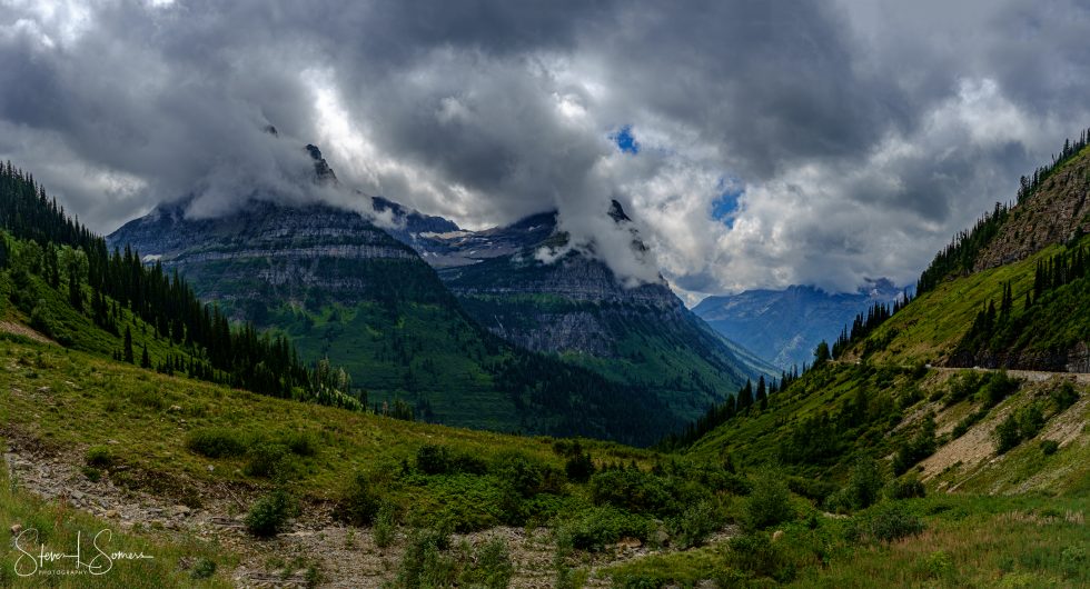 View Along Going to the Sun Road – Glacier NP