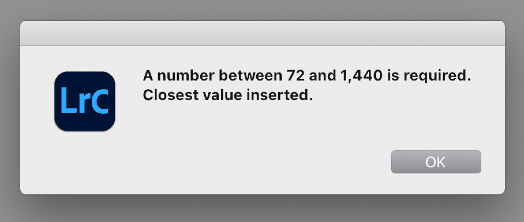 Thanks, Adobe…and no, I don’t think printing at 1,440 would be useful although I’ve not done extensive testing-yet!