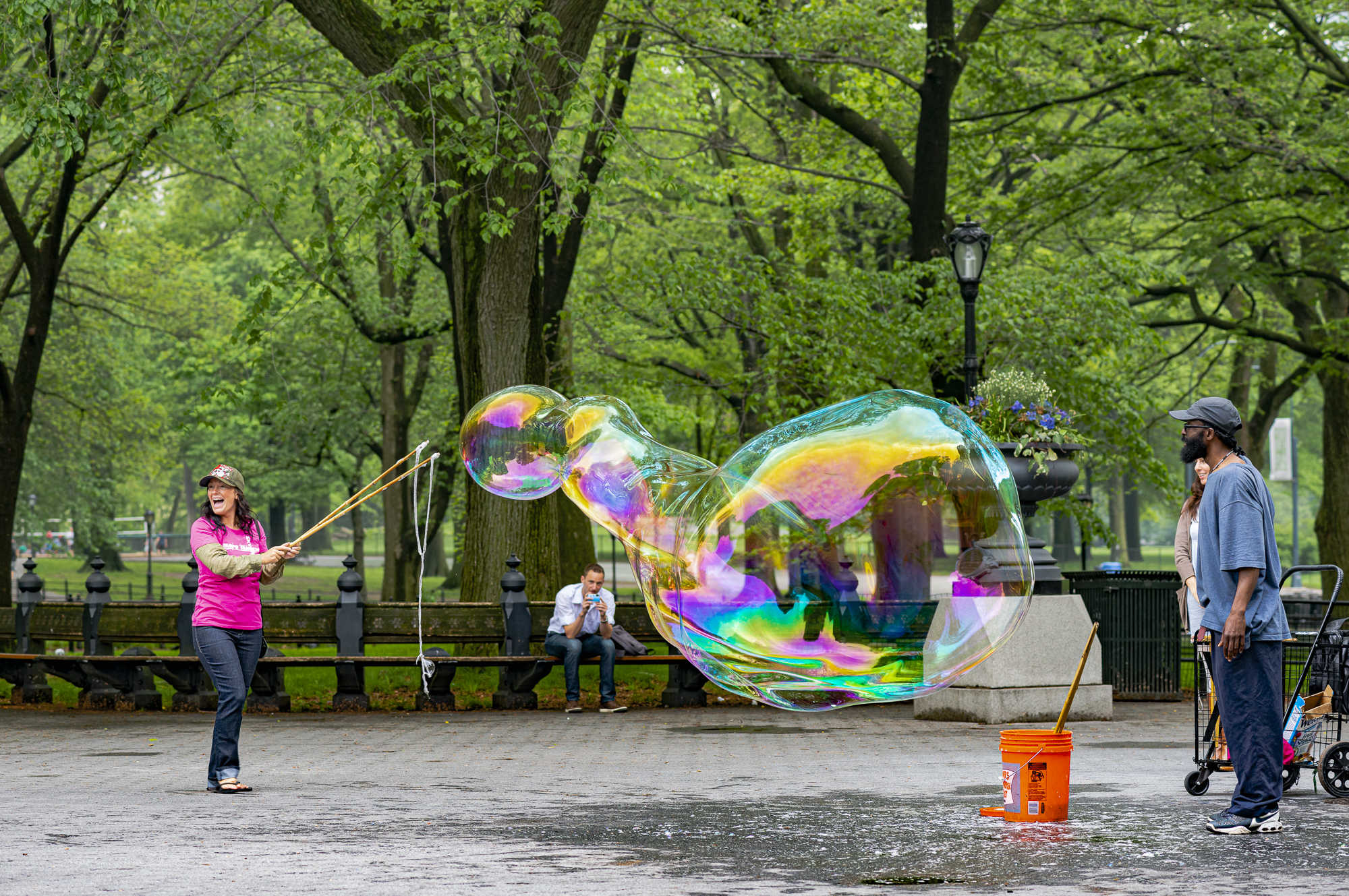 “How About this Bubble?!”, 2012, Central Park, New York
