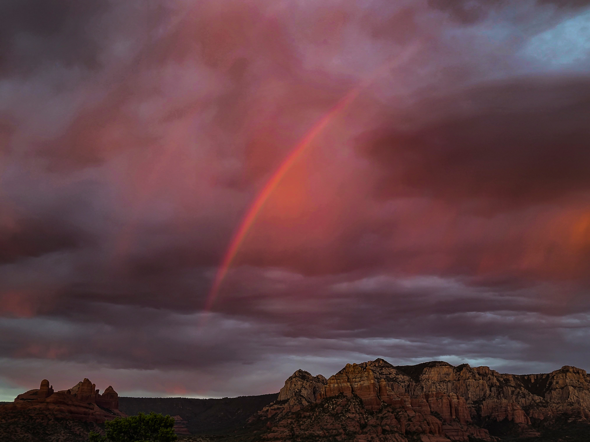 Rainbow at Sunset, by Bobbie Stearn