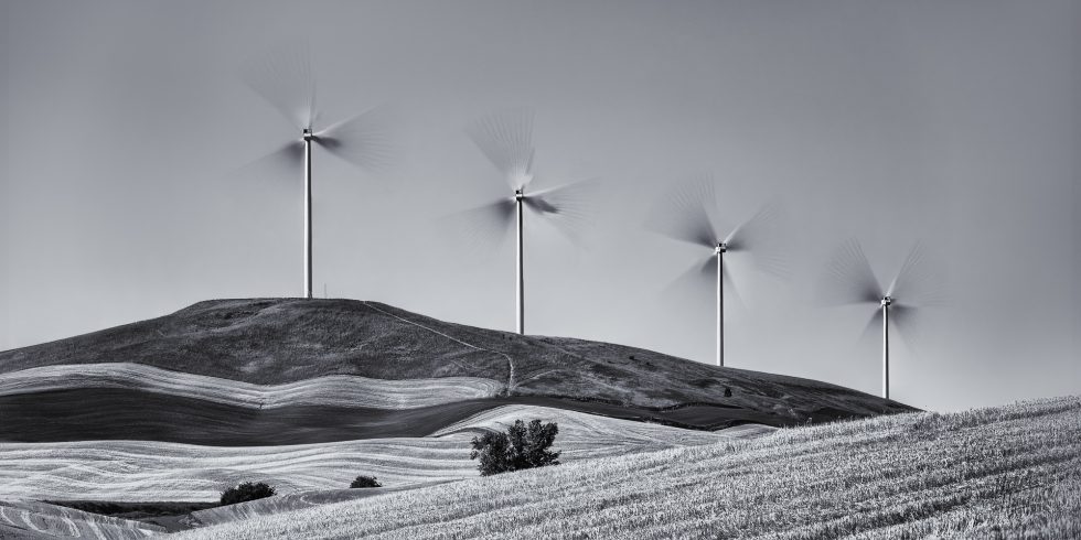 Wind Turbines In The Palouse