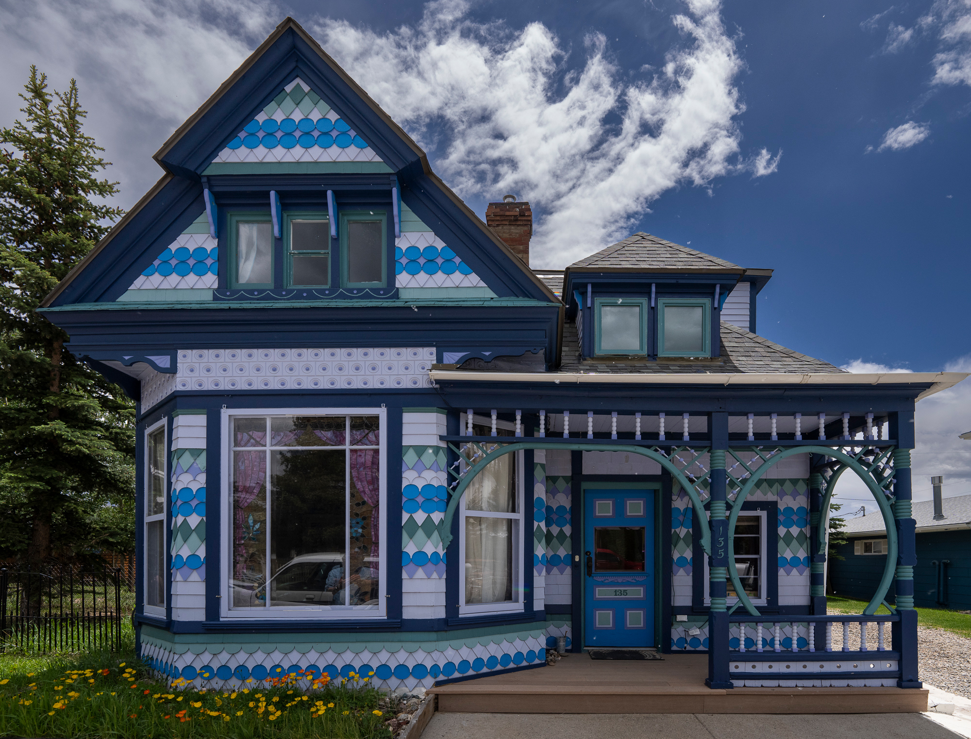 Charming remodeled Victorian house in Leadville, CO.