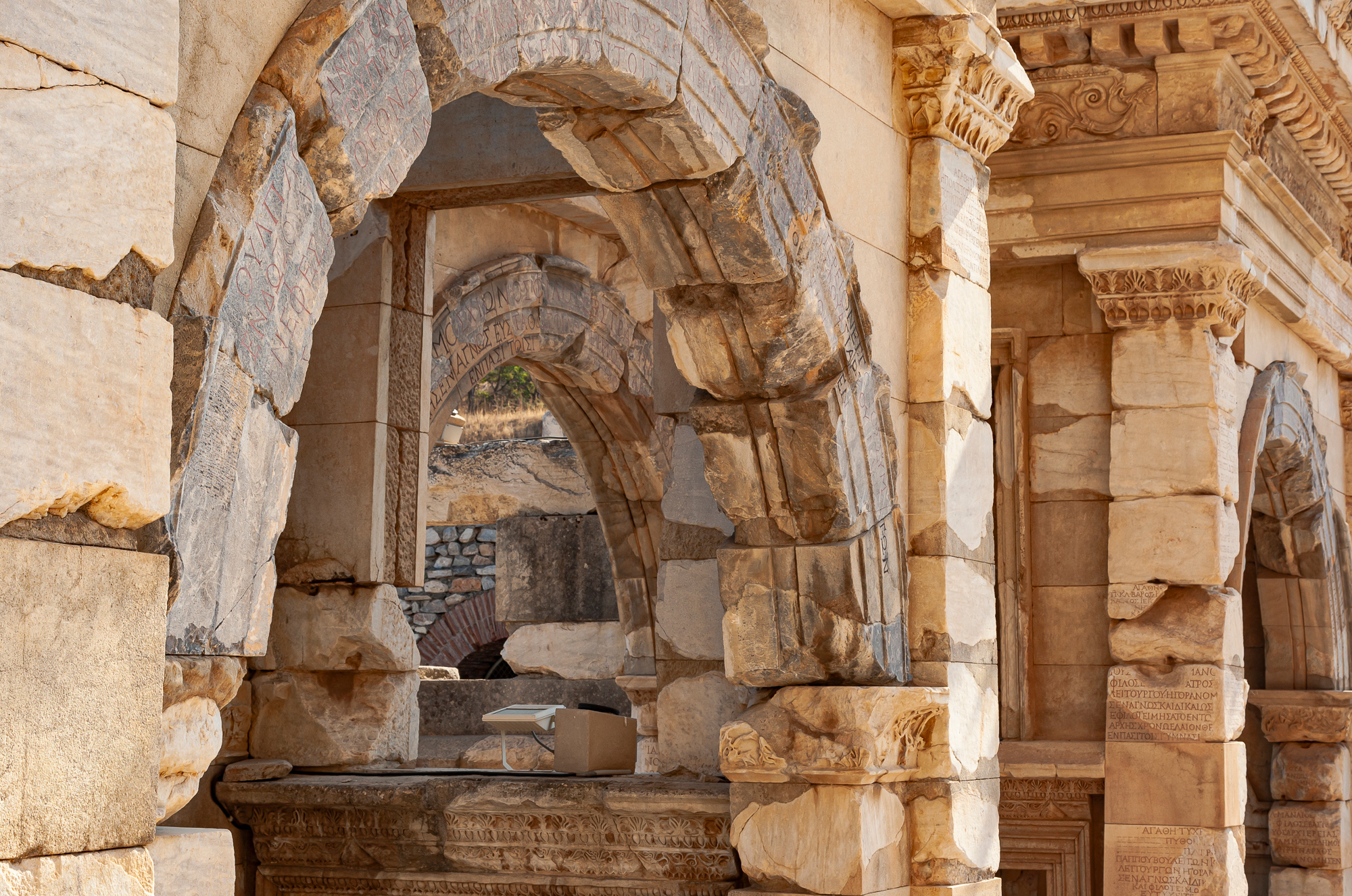 Construction Detail: Library of Celsus, Ephesis, Turkey